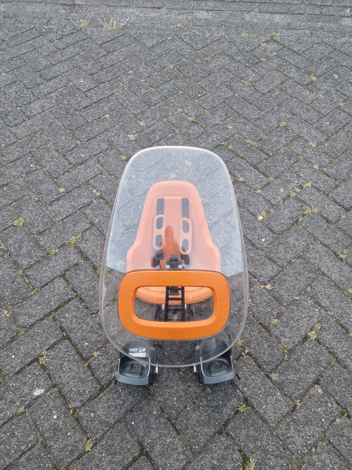 Bobike Mini ONE fietsstoeltje met windscherm, Fietsen en Brommers, Fietsaccessoires | Fietsstoeltjes, Ophalen, Bobike Mini, Gebruikt