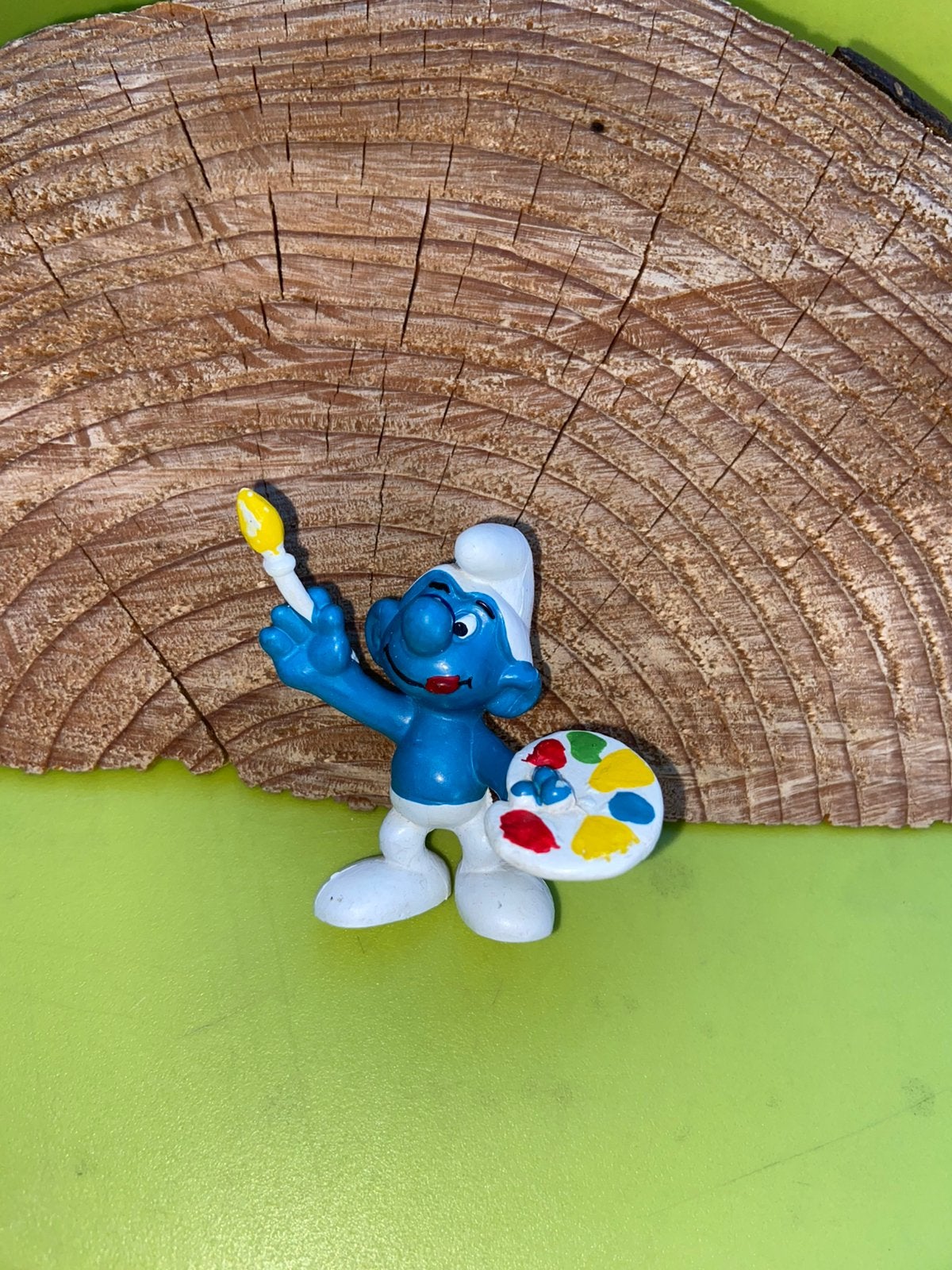 Smurfen schilder smurf, Verzamelen, Smurfen, Ophalen of Verzenden, Gebruikt