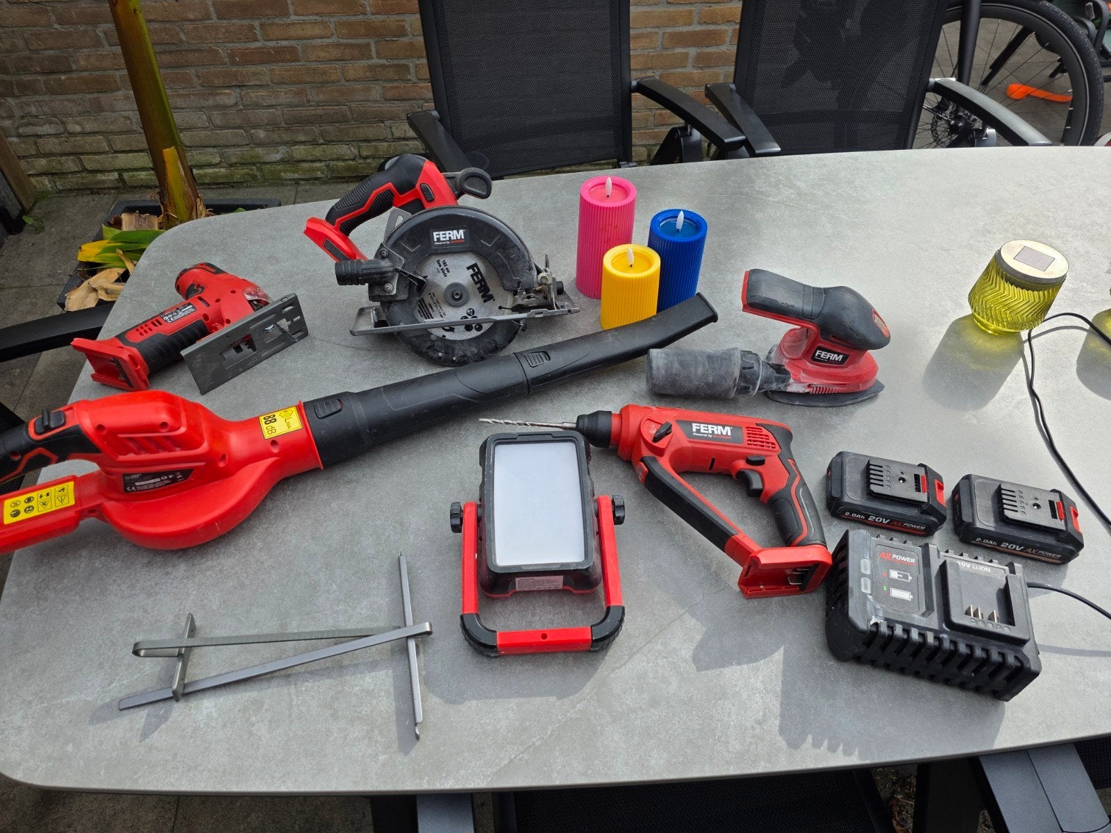 Accu Gereedschap set FERM., Ophalen of Verzenden, Gebruikt