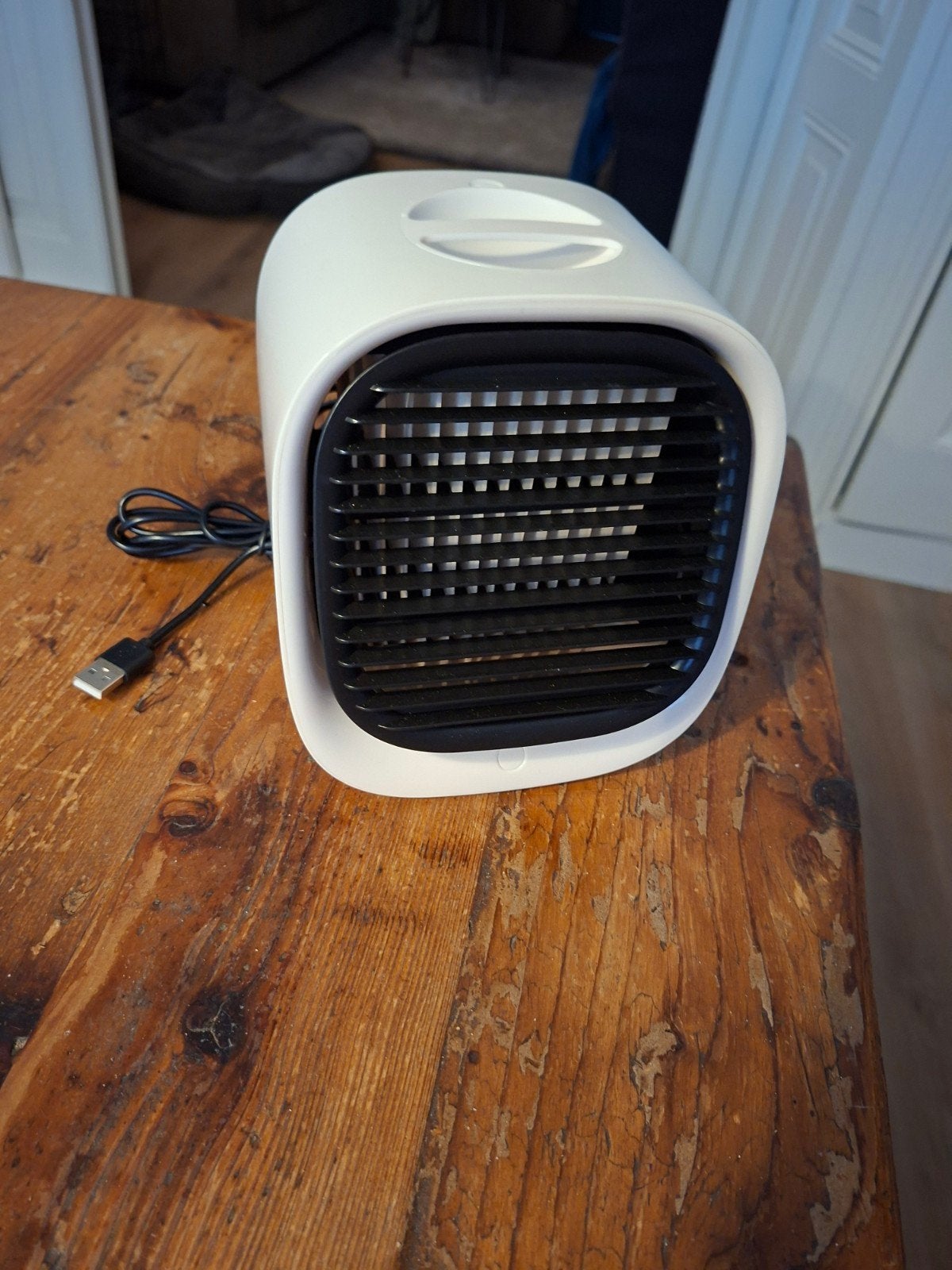 ventilator usb 15x17 bijna gratis, Tafel- of Grondventilator, Minder dan 60 m³, Ophalen of Verzenden, Zo goed als nieuw