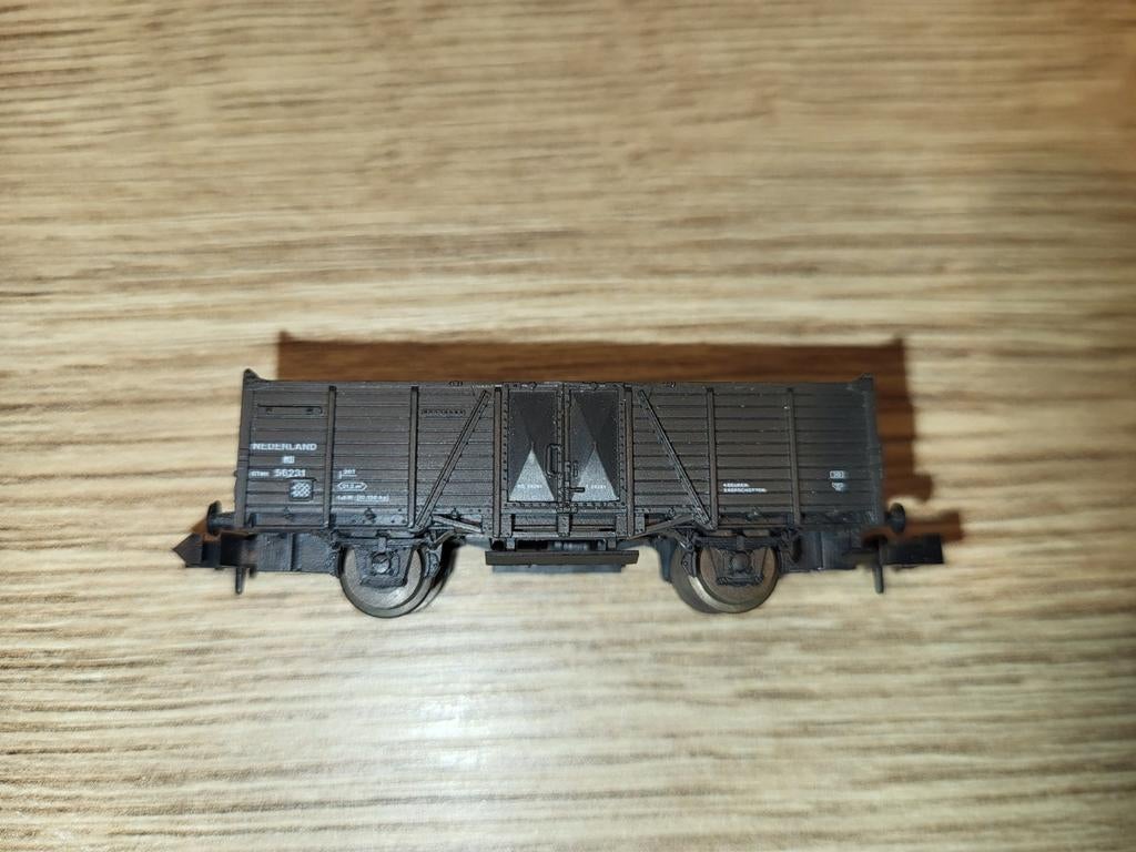 Ns hoge bakwagen van roco, Gelijkstroom, Wagon, Ophalen of Verzenden, Roco