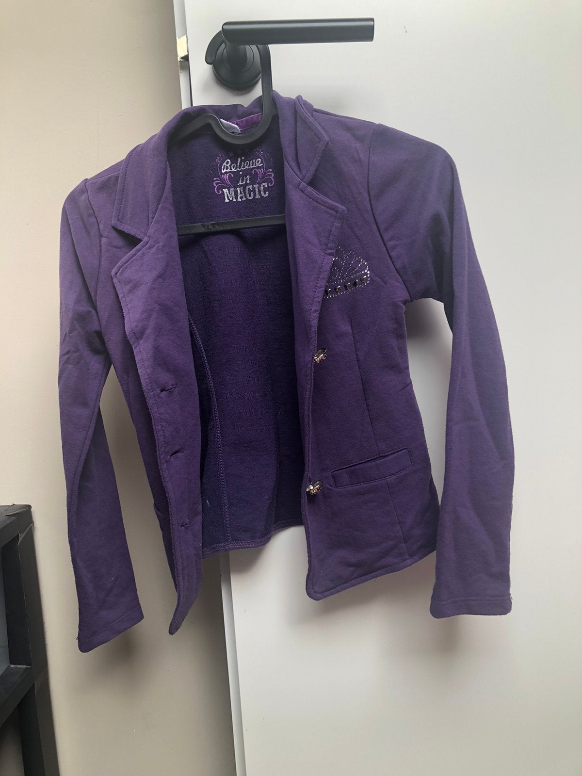 Leuk blazer 134-140, Kinderen en Baby's, Kinderkleding | Maat 134, Ophalen of Verzenden, Zo goed als nieuw, Meisje, Jas