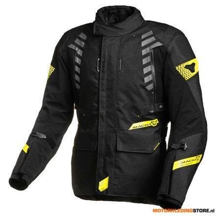 Macna Ultimax Motorjas, Zwart-Geel, Ophalen of Verzenden, Nieuw met kaartje