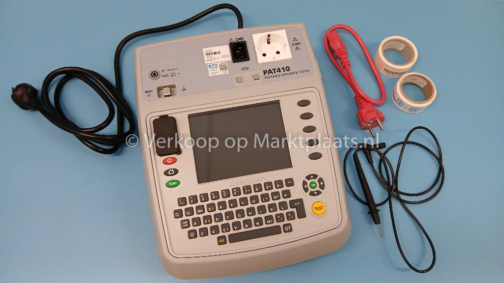 Megger PAT410 NEN3140 Apparatentester, Doe-het-zelf en Verbouw, Meetapparatuur, Ophalen of Verzenden, Zo goed als nieuw, Elektriciteit