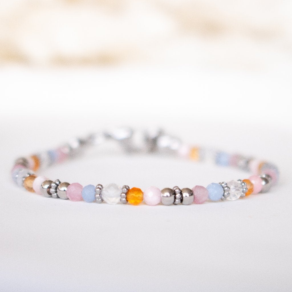 Sterrenbeeld armband Kreeft, Met bedels of kralen, Staal, Nieuw, Ophalen of Verzenden