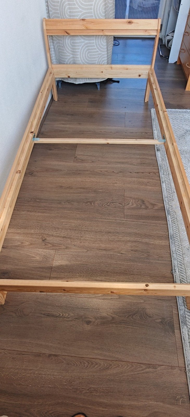 ikea bed, Ophalen, 90 cm, Eenpersoons, Zo goed als nieuw