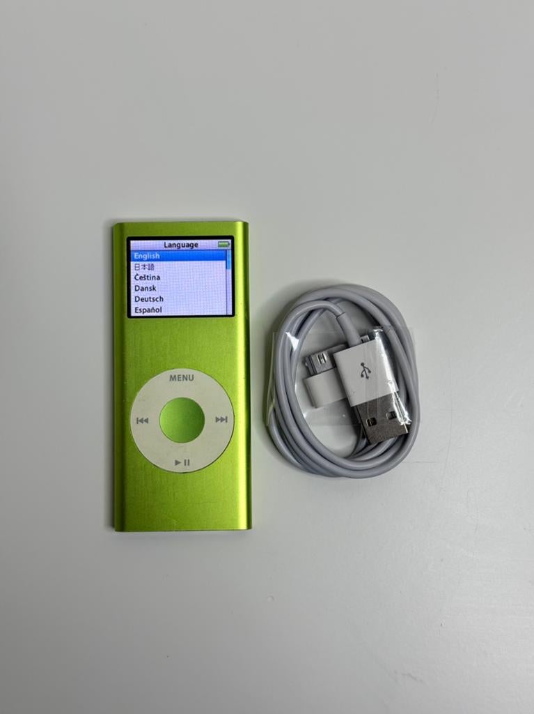 Apple iPod Nano 2 Groen 4GB, Audio, Tv en Foto, Mp3-spelers | Apple iPod, 40 GB en meer, Gebruikt, Ophalen of Verzenden, Nano