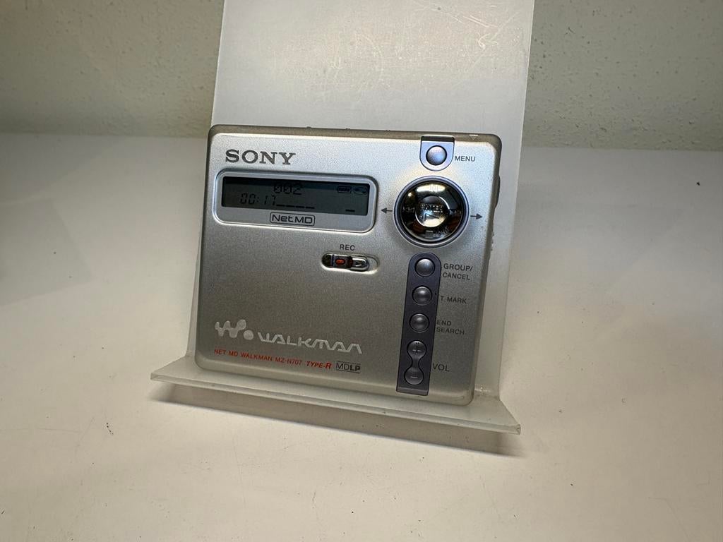 Sony Net MD Walkman MZ-N707 Type-R MDLP, Audio, Tv en Foto, Walkmans, Discmans en Minidiscspelers, Ophalen of Verzenden, Minidisc-recorder