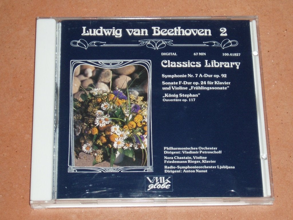 CD van Beethoven - Classics library , Vladimir Petroschoff, Verzenden, Classicisme, Gebruikt, Overige typen