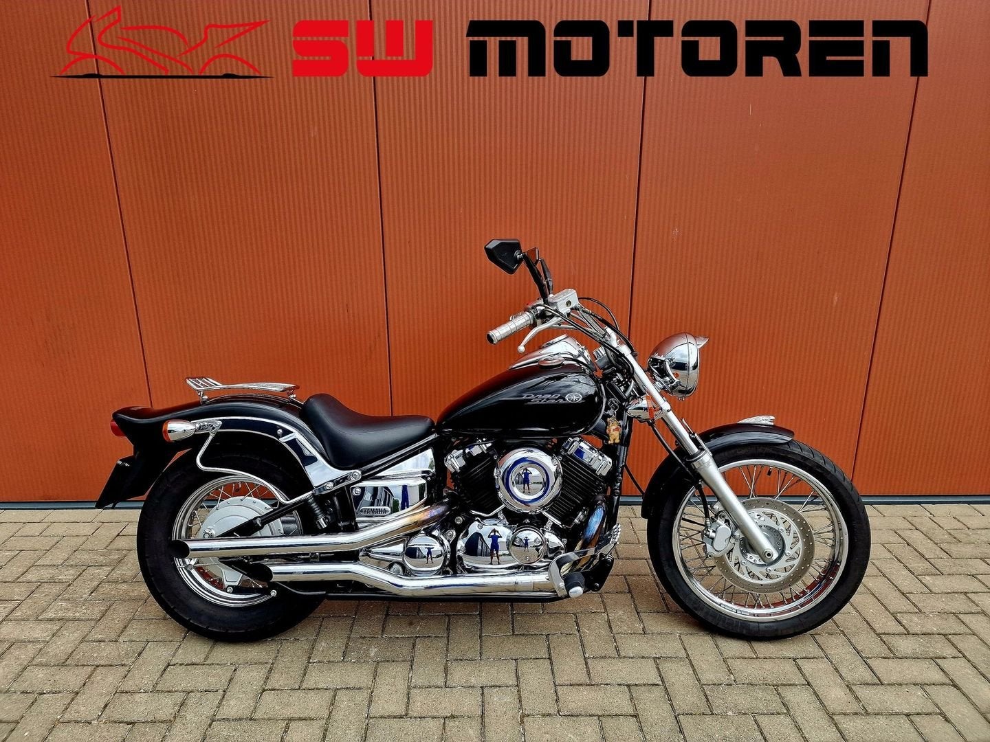 XVS 650 DRAGSTAR, NL MOTOR, HAWK UITLATEN, HELE NETTE MOTOR!, Motoren, 2 cilinders, Bedrijf, Onbekend, YAMAHA