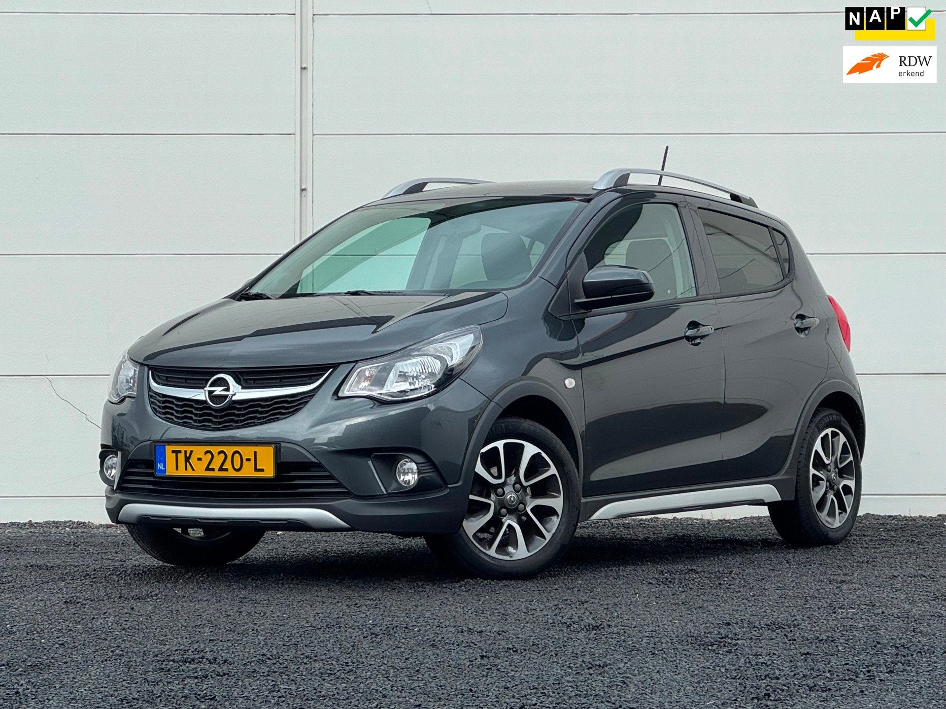 Opel KARL 1.0 Rocks Automaat Org NL Navi Apple carplay Airco, Auto's, Opel, 839 kg, Gebruikt, Euro 6, Parkeersensor