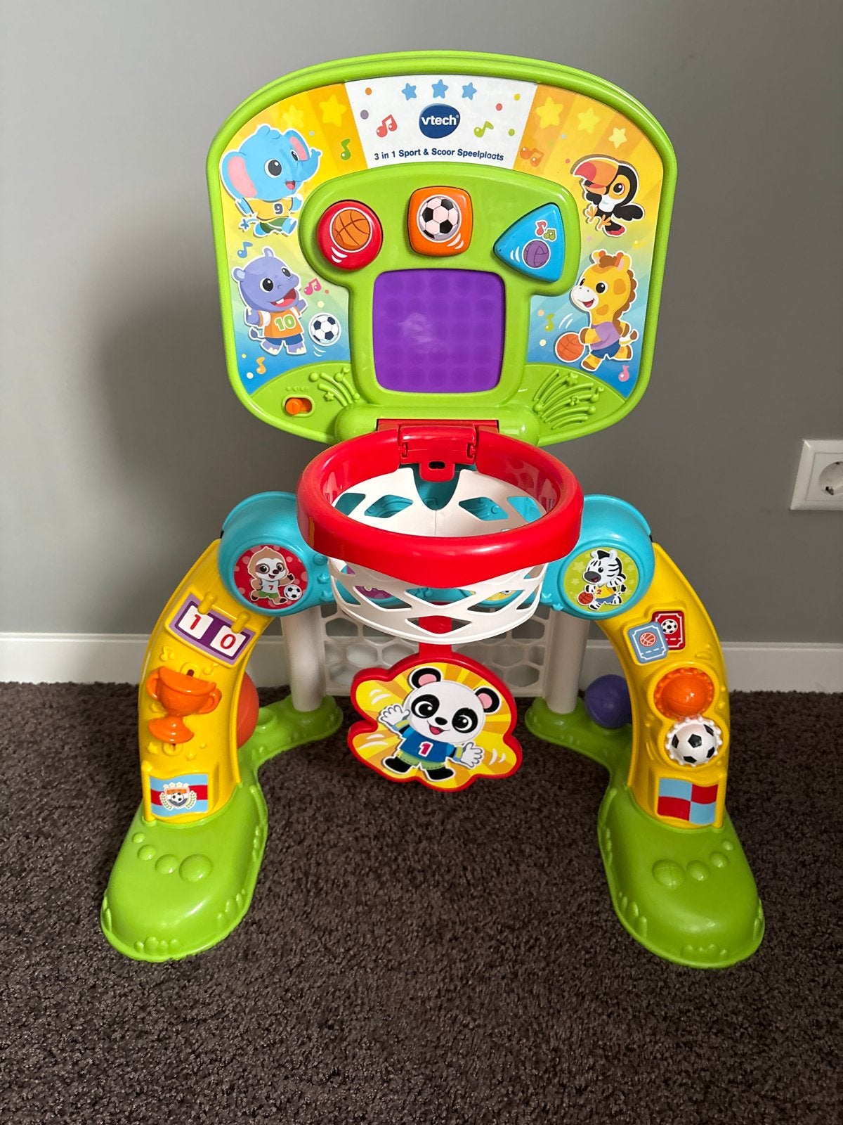 VTech 3-in-1 Sport & Scoor Speelplaats Doeltje, Ophalen, Zo goed als nieuw, Overige typen, Met licht