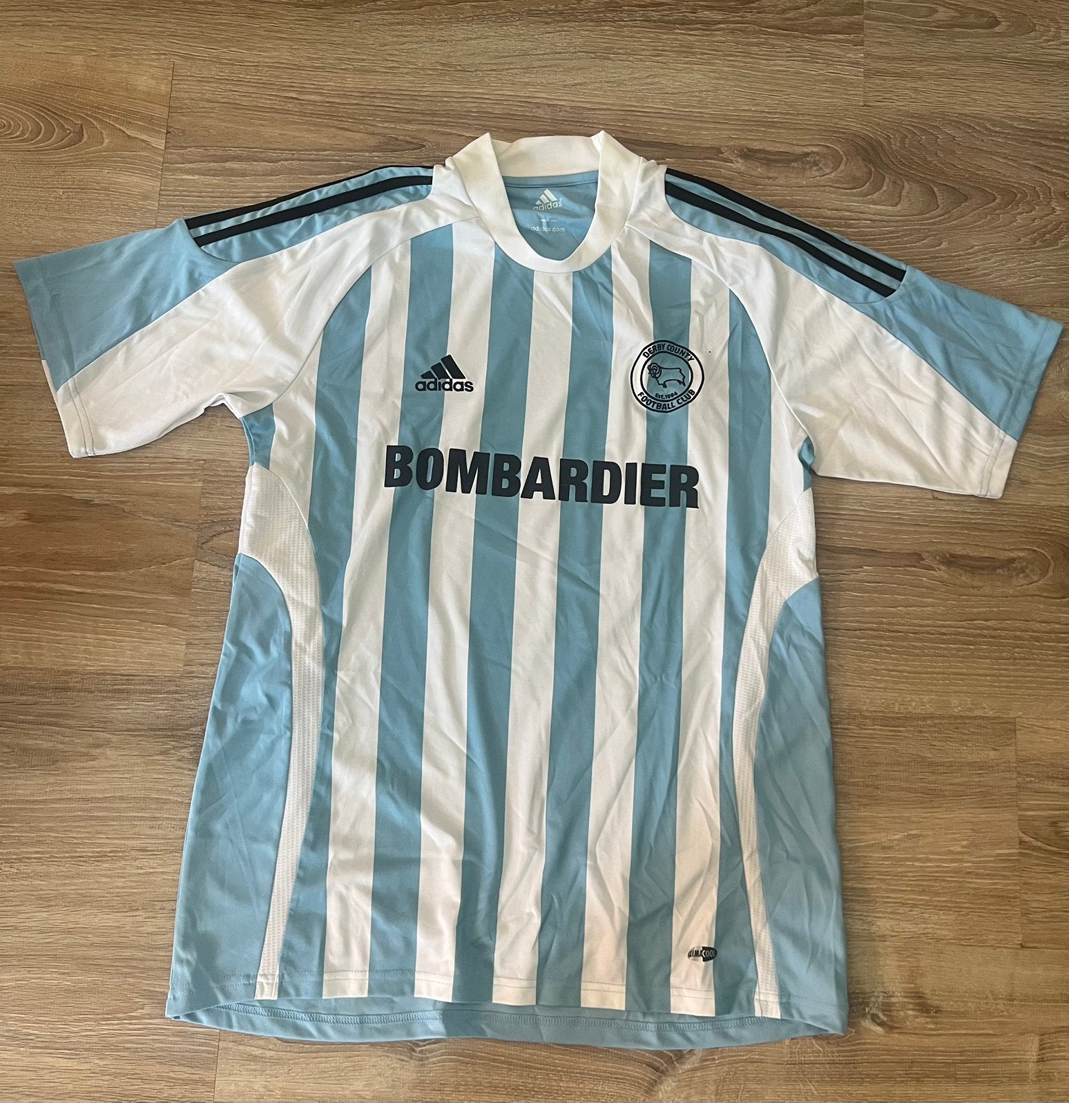 Derby County derde shirt 2009/2010 maat L, Maat L, Ophalen of Verzenden, Zo goed als nieuw, Shirt