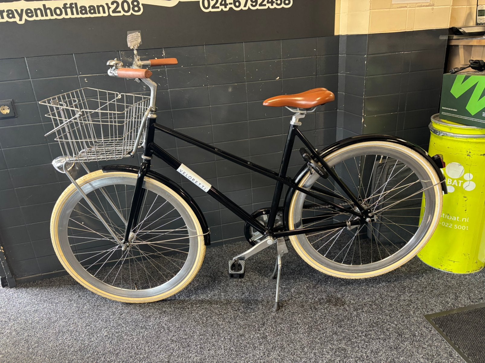 VELORETTI WERKELIJK NIEUWSTAAT ZWART53CM, Fietsen en Brommers, Fietsen | Dames | Damesfietsen, Overige merken, Terugtraprem, Ophalen of Verzenden