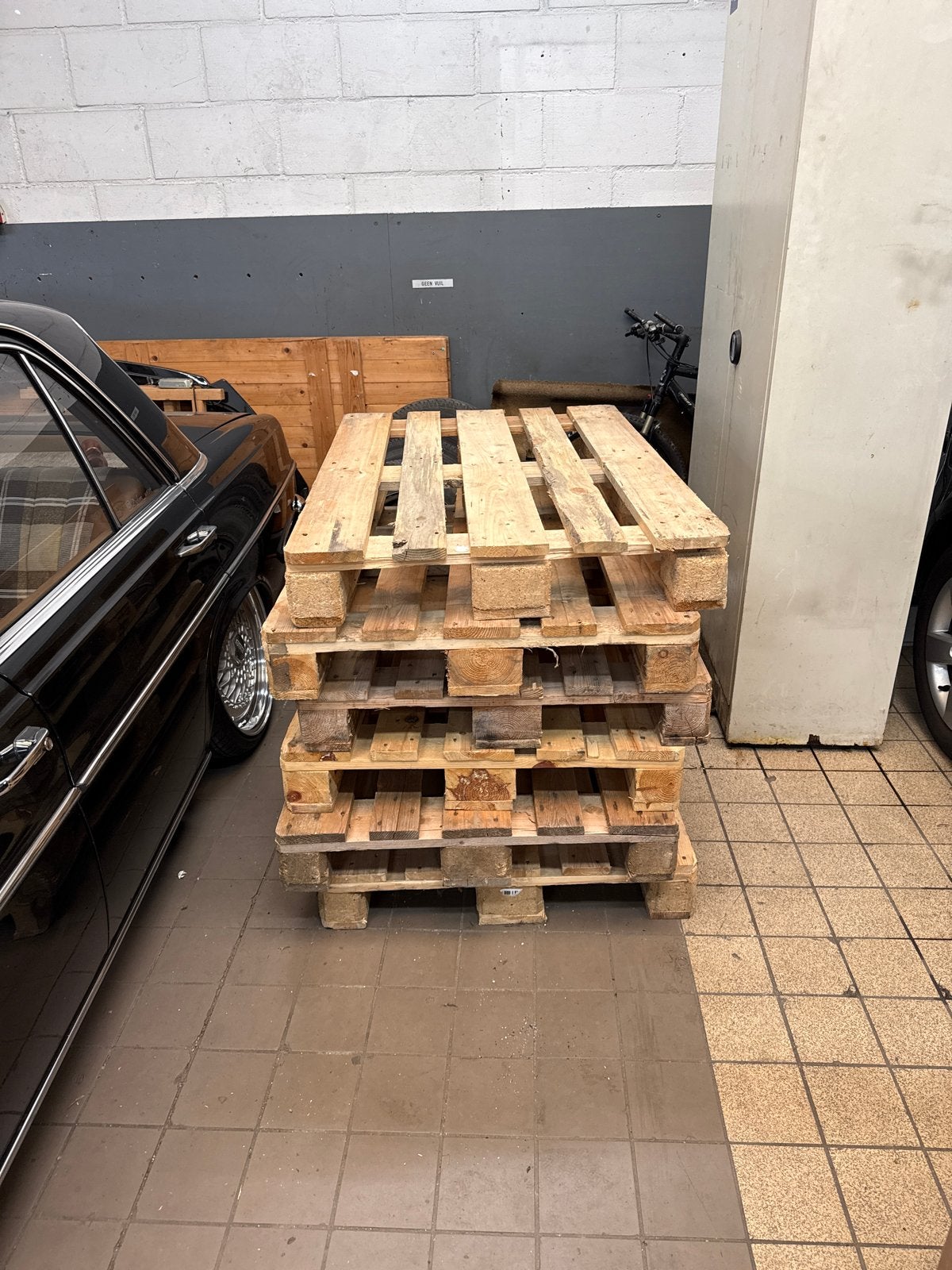 6 gebruikte europallets, Ophalen, Gebruikt, 100 cm of meer, 60 cm of meer