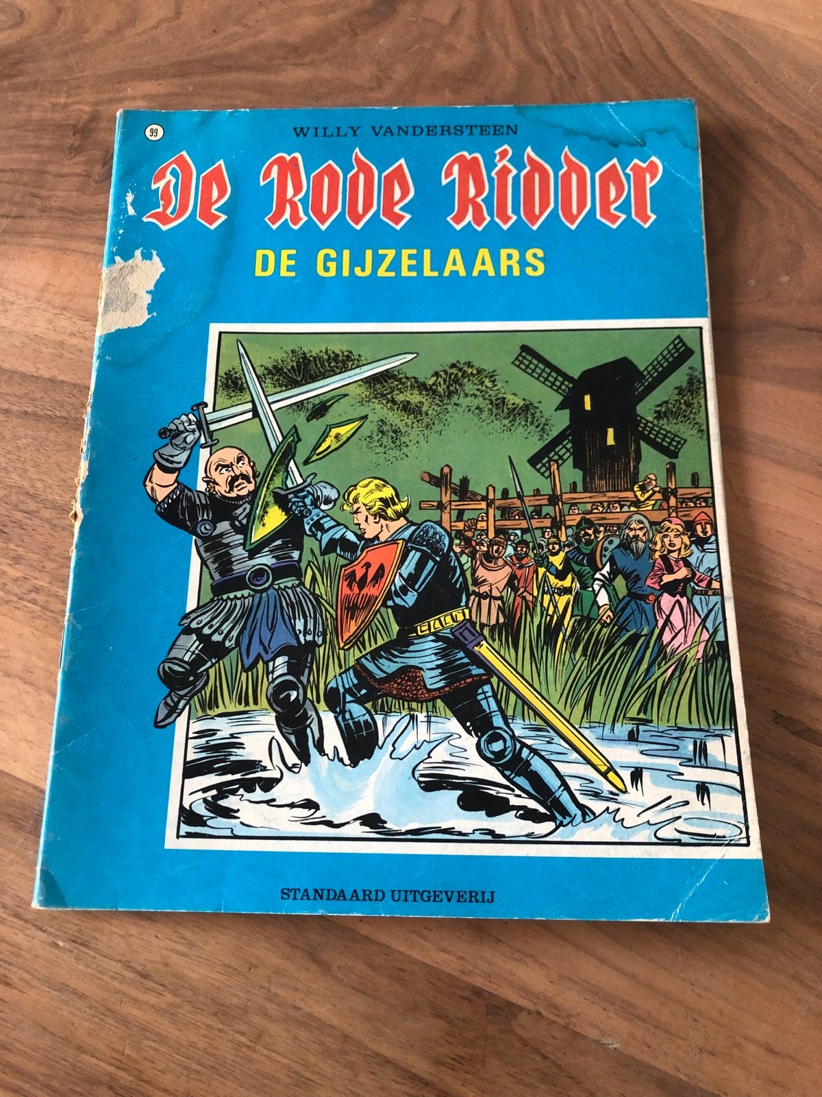 De Rode Ridder - De Gijzelaars (Willy Vandersteen), Eén stripboek, Ophalen of Verzenden, Gelezen