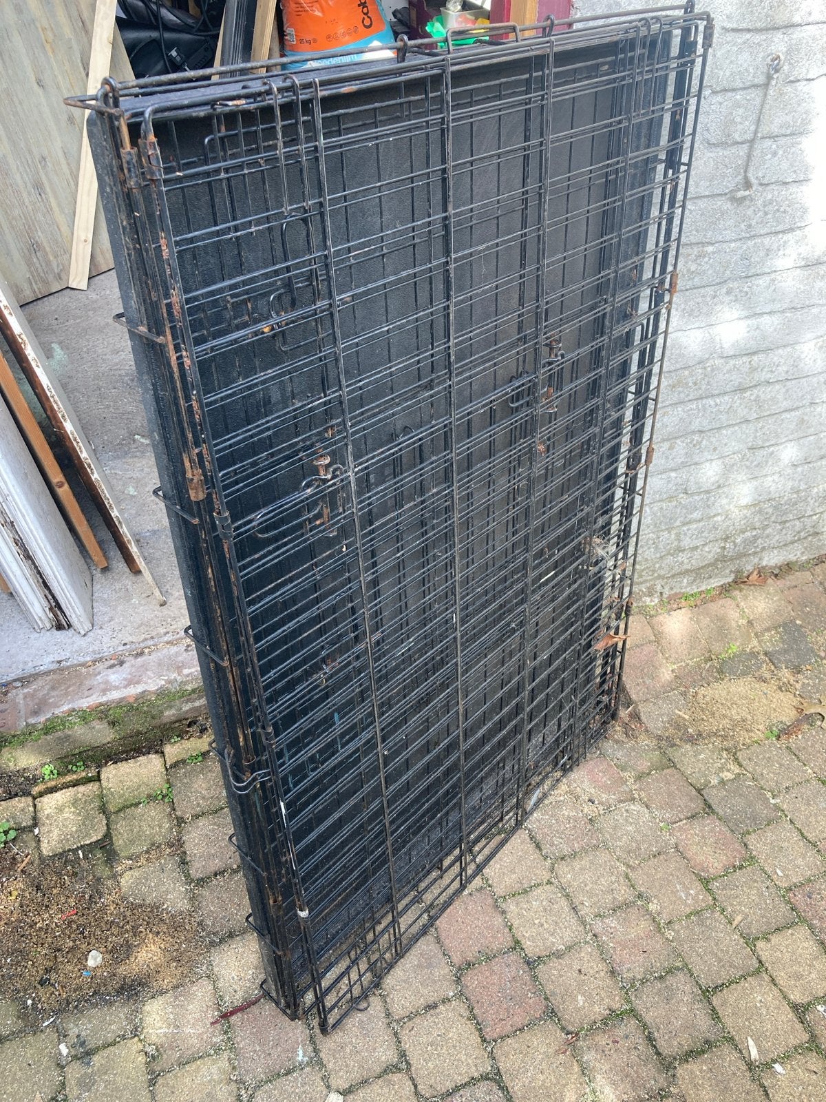 Gratis, grote bench, Dieren en Toebehoren, Ophalen, Gebruikt