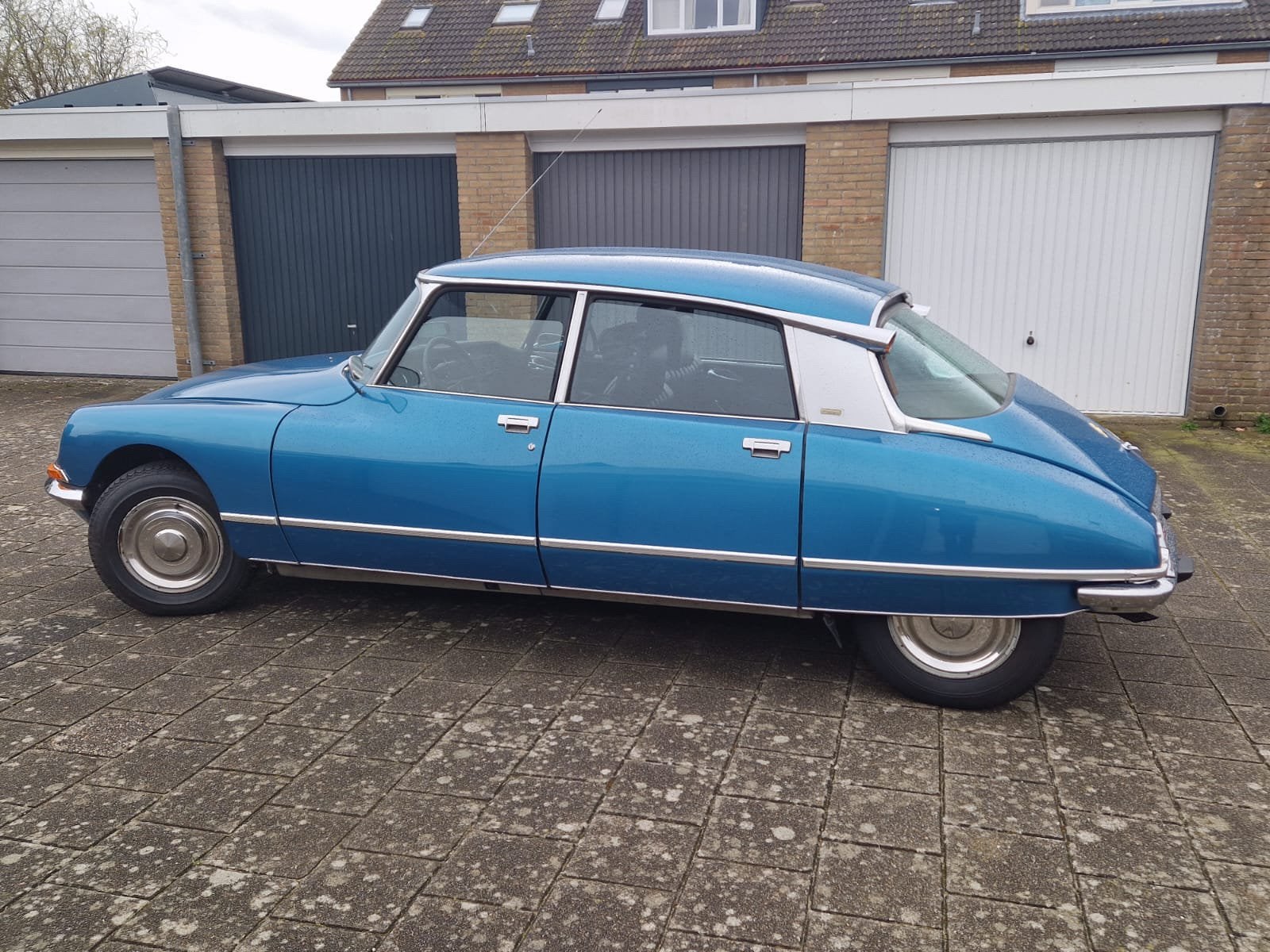 prachtige ds pallas 2300,5-bak,delta bleu uit 1973 op lpg, foto 2