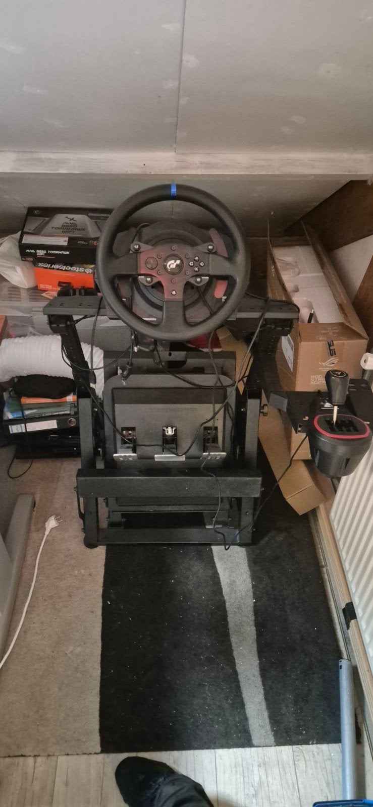 Thrustmaster T300RS GT Edition stuur mer schakel en pedalen, Spelcomputers en Games, Ophalen, Overige merken, Gebruikt