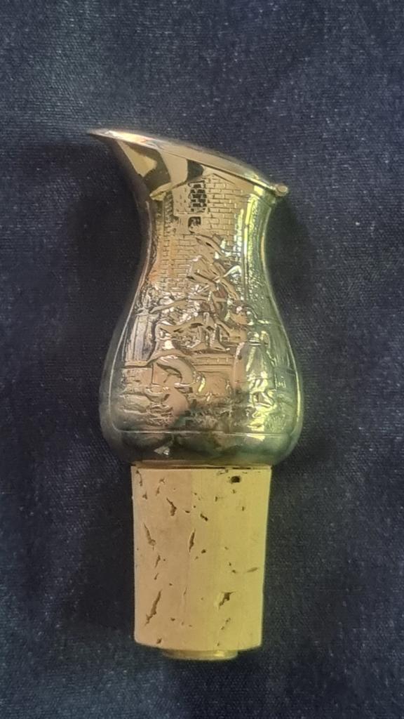 Vintage Schenktuit of schenkkurk met oud Hollands motief, Ophalen of Verzenden