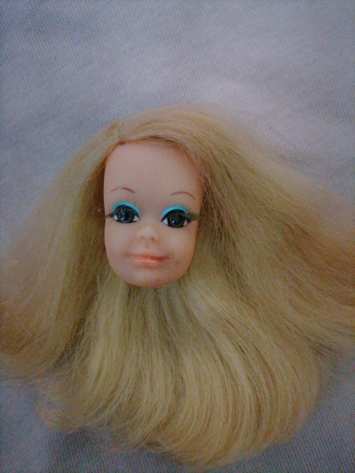 Vintage barbie poppen hoofdje Pj, Verzamelen, Poppen, Ophalen of Verzenden, Gebruikt, Fashion Doll