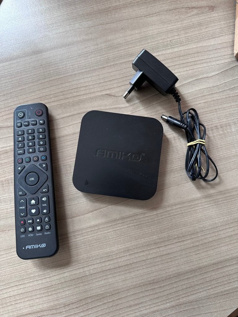 AMIKO A9 GREEN iptv kastje, Audio, Tv en Foto, Mediaspelers, Zo goed als nieuw, Zonder harde schijf, HDMI, Ophalen of Verzenden