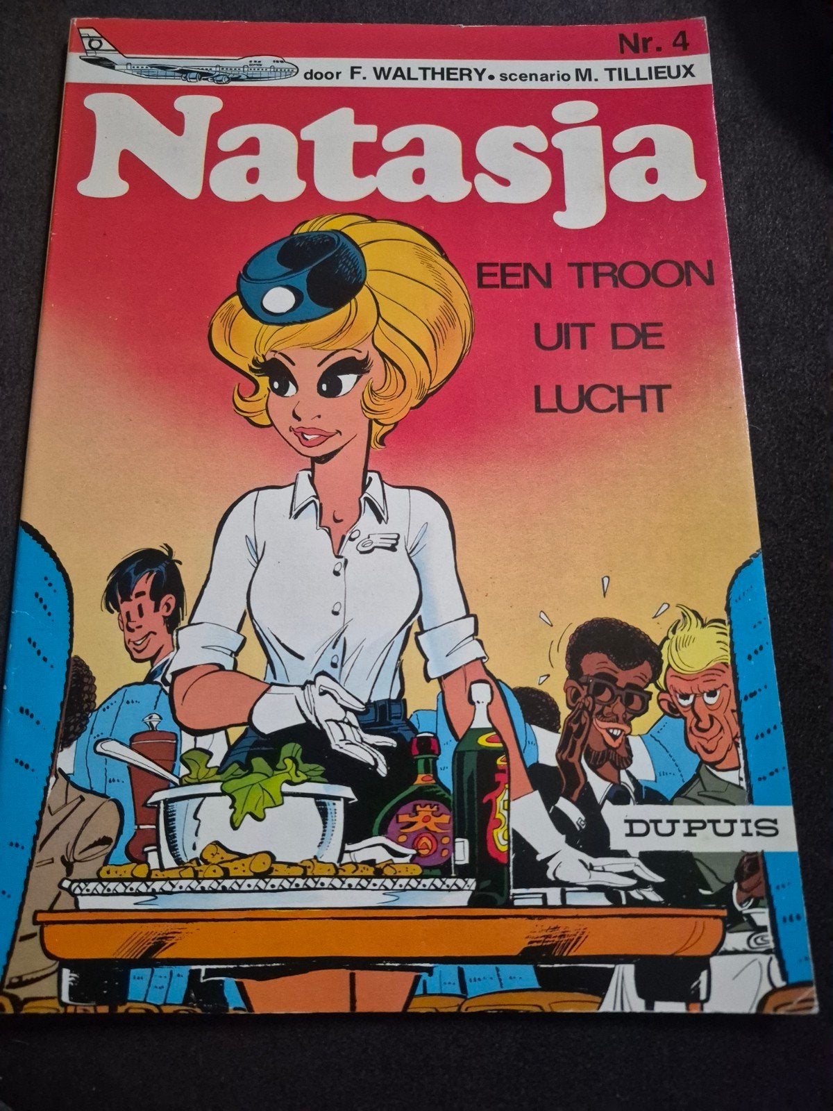 Natasja, luchstewardess nr. 4 - Een Troon uit de Lucht 1993, Eén stripboek, Ophalen of Verzenden, Nieuw, F. Walthéry
