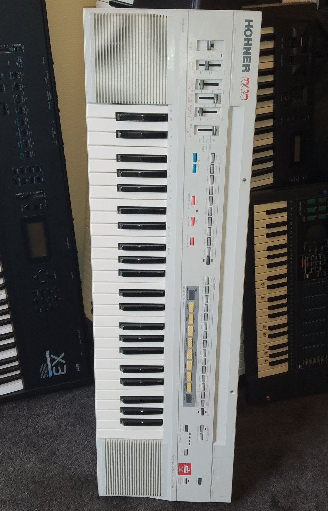 hohner psk 30 keyboard met midi,werkt goed,vintage hohner., Muziek en Instrumenten, Keyboards, Gebruikt, Midi-aansluiting, Overige aantallen