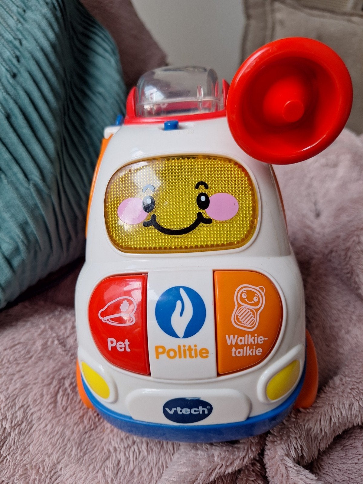 VTech Toet Toet Politieauto - Interactief Speelgoed, Ophalen, Zo goed als nieuw, 6 maanden tot 2 jaar