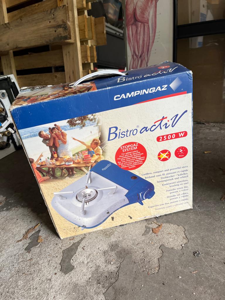 Campingaz Bistro Activ 2500W Draagbaar Gasfornuis, Ophalen, Zo goed als nieuw