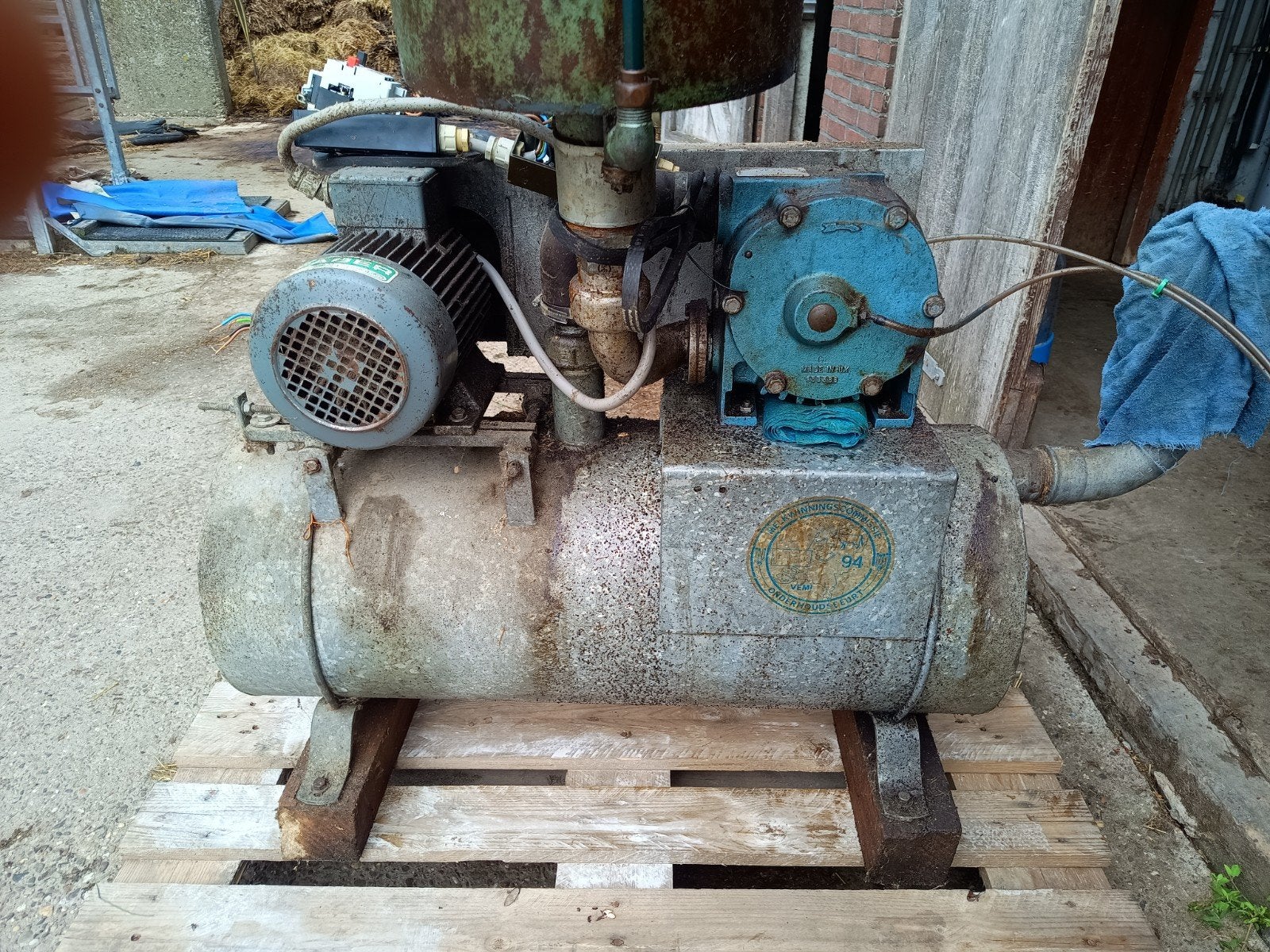Alfa Laval v76 vacuumpomp (delaval/manus), Ophalen, Gebruikt, Minder dan 1400 rpm