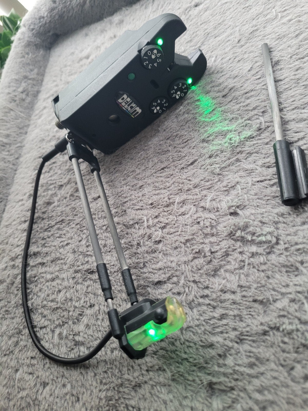 Delkim txi plus groen Incl d lock+nitelite pro+duocarp arm, Ophalen of Verzenden, Zo goed als nieuw, Overige typen
