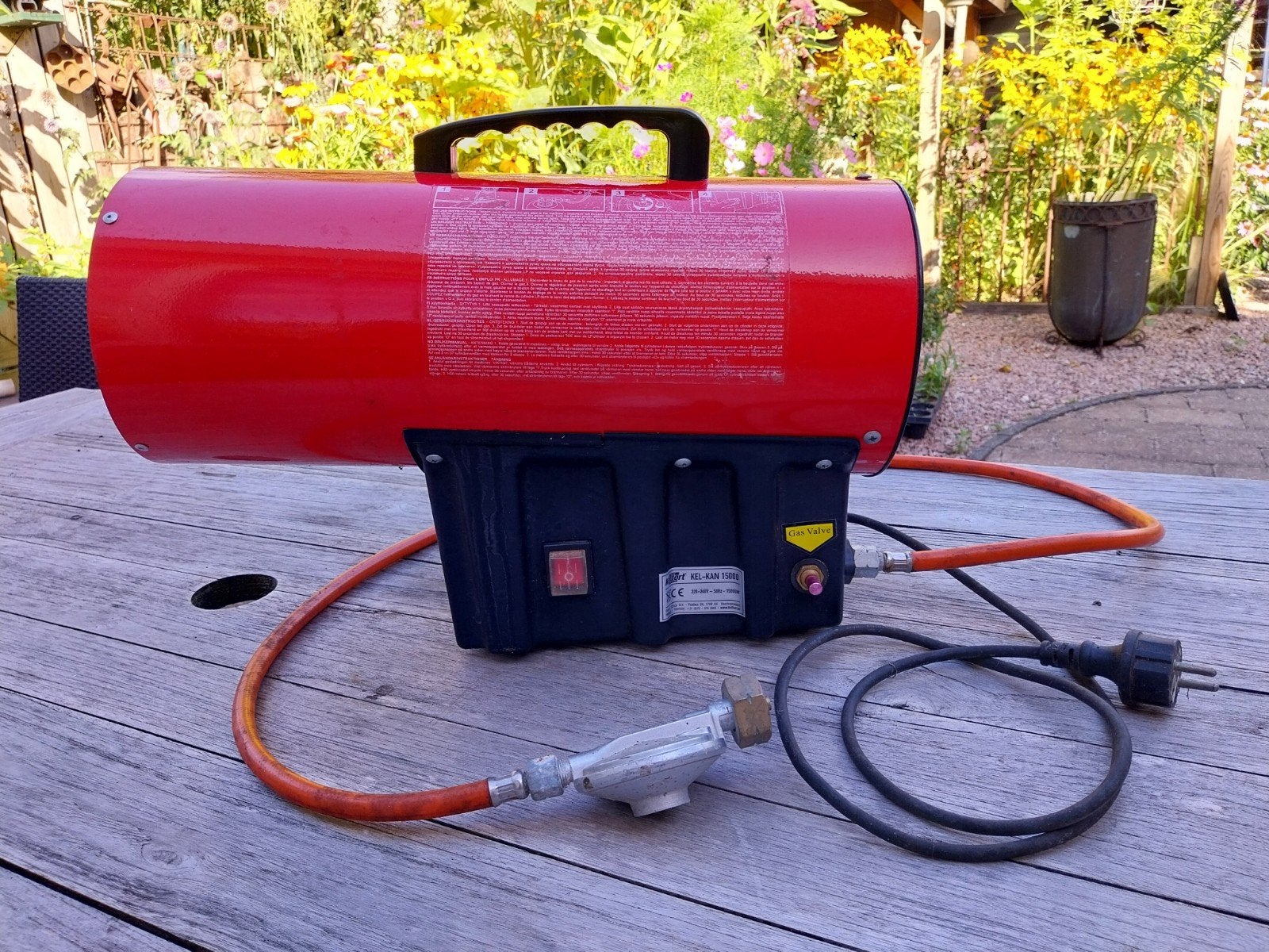Kelfort KEL-KAN 15000 Gasheater - 15kW, Ophalen, 30 tot 80 cm, Kachel, Zo goed als nieuw