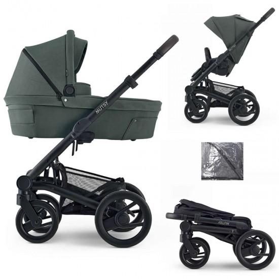 Mutsy Nio 3 in 1 Kinderwagen met regenhoes, Kinderen en Baby's, Kinderwagens en Combinaties, Ophalen, Zo goed als nieuw, Combiwagen