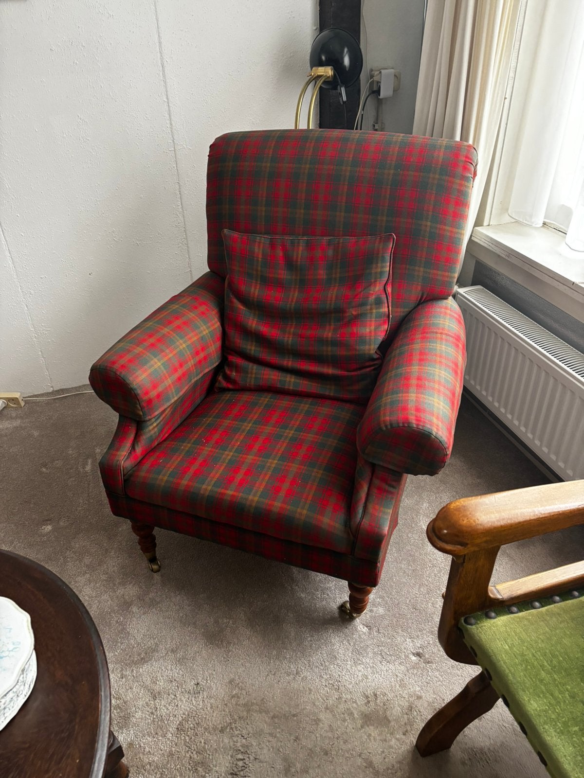 Engelse Fauteuil, Ophalen, Zo goed als nieuw, 75 tot 100 cm, 50 tot 75 cm