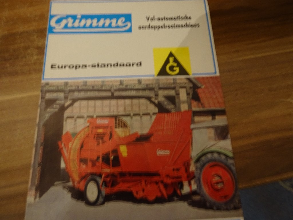 Grimme Aardappelrooimachine folder, Ophalen of Verzenden, Nieuw, Folder