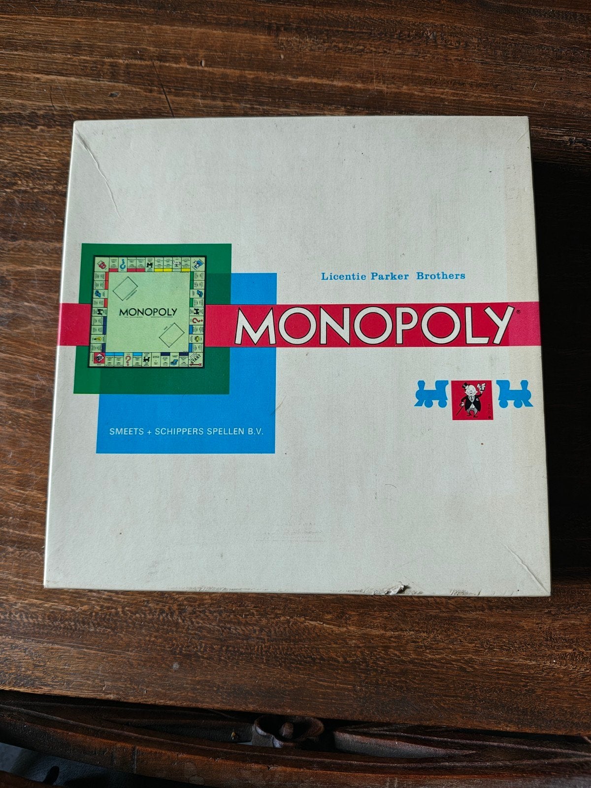 Monopoly Bordspel - Vintage Editie, Drie of vier spelers, Ophalen of Verzenden, Gebruikt, Parker Brothers
