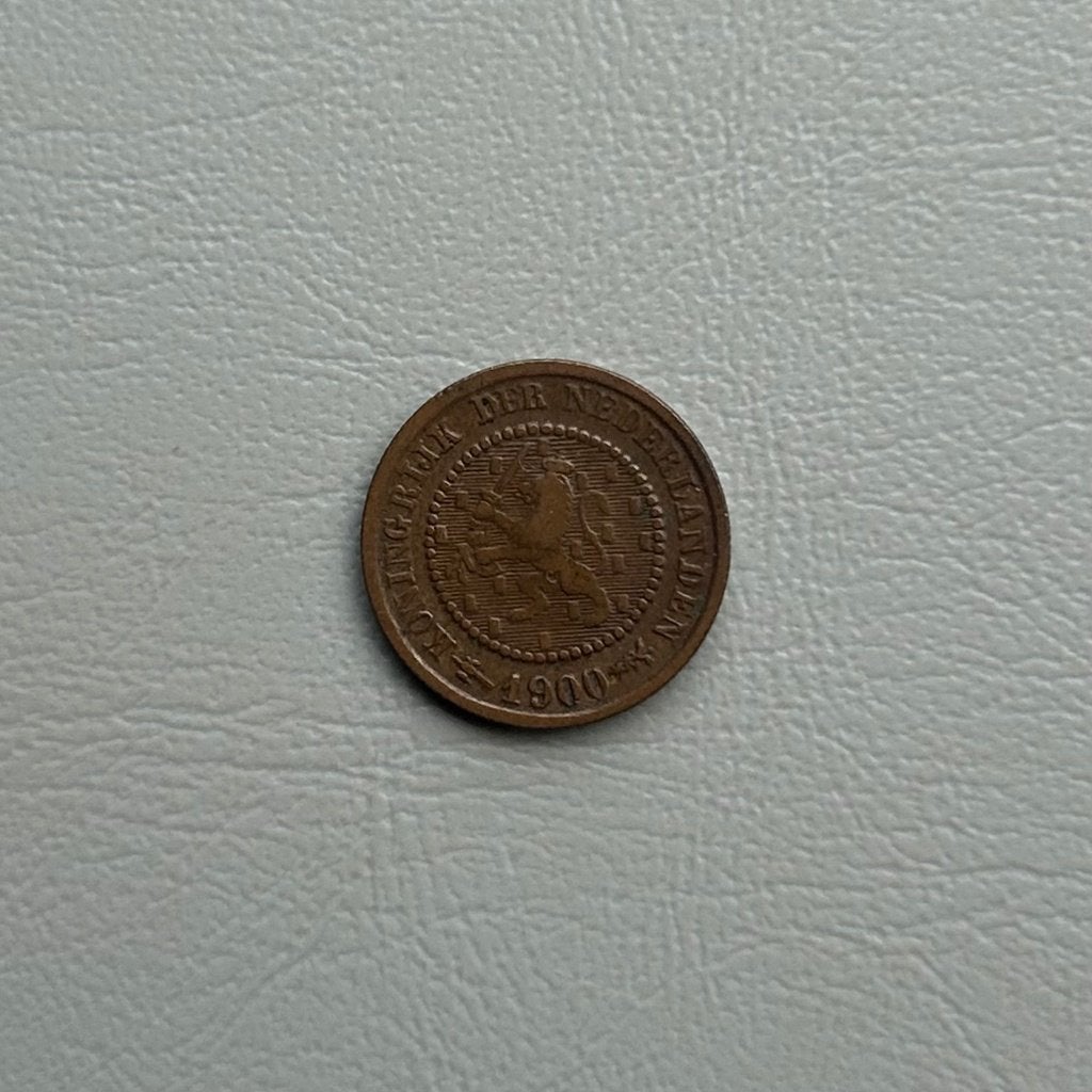 1/2 cent 1900, Postzegels en Munten, Munten | Nederland, Ophalen of Verzenden, Koningin Wilhelmina, 1 cent