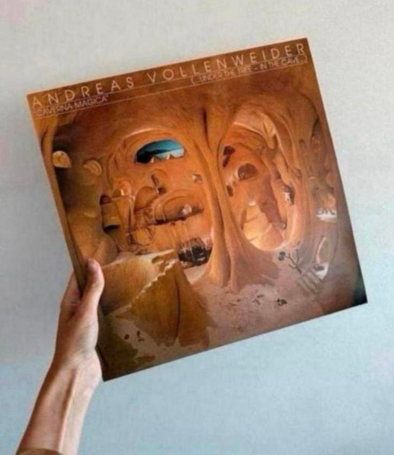 Lp vinyl andreas vollenweider - caverna magica, Ophalen of Verzenden, Zo goed als nieuw, 12 inch