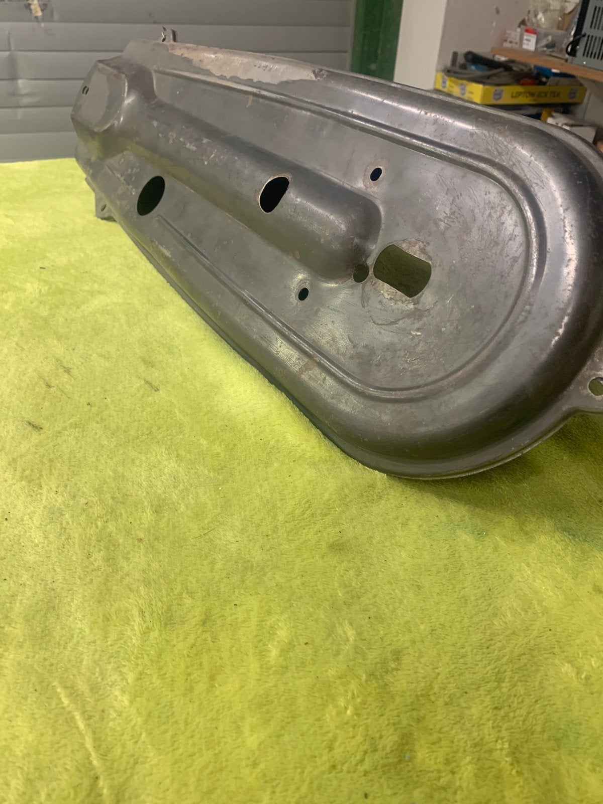 Originele ei Tank strakke stalen kettingkast, Ophalen of Verzenden, Zo goed als nieuw, Tank