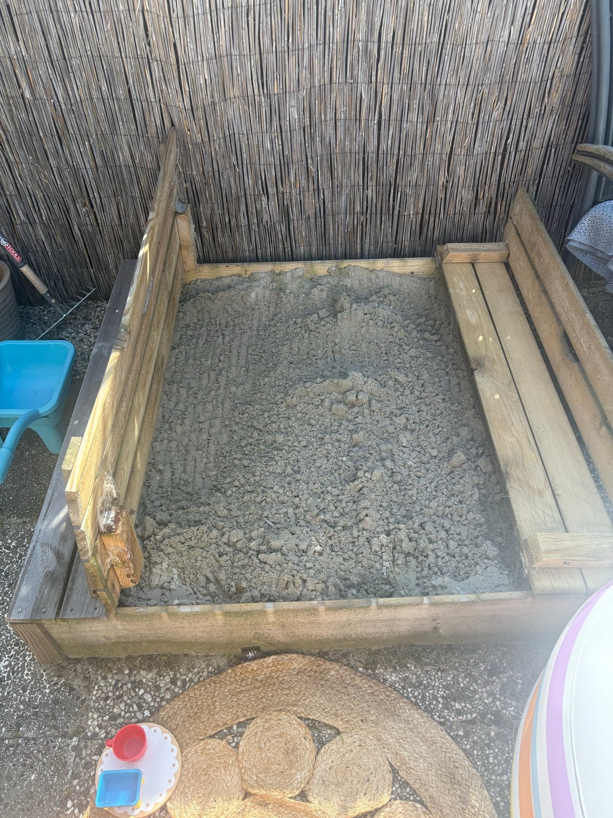 Gratis zand, Ophalen, Gebruikt