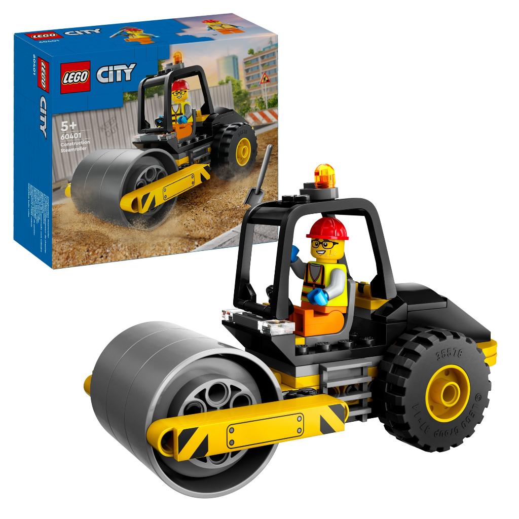 LEGO City 60401 Stoomwals 78 delig, Ophalen of Verzenden, Nieuw, Complete set, Lego