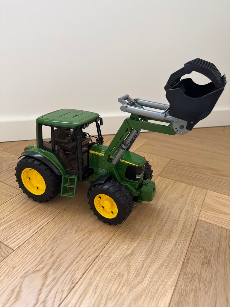 John Deere Tractor met voorlader - Speelgoed, Kinderen en Baby's, Speelgoed | Speelgoedvoertuigen, Ophalen, Nieuw