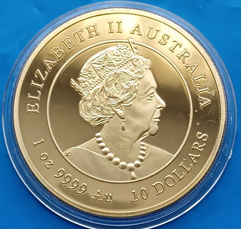 Australië Elisabeth II Jaar v.d. Tijger - 10 Dollars Replica, Verzenden, Overige materialen, Buitenland