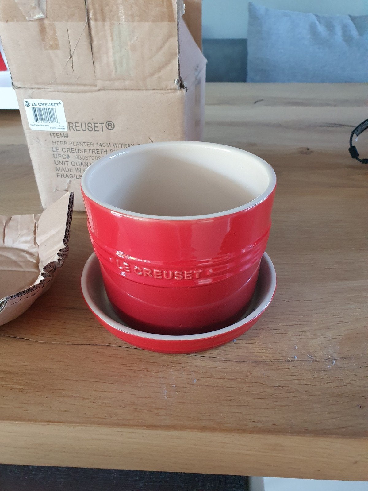 Le creuset Kruidepot in aardewerk, Verzenden, Nieuw