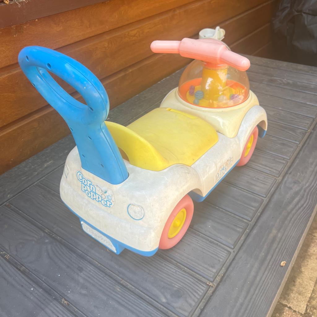Fisher-Price Corn Popper Loopauto, Ophalen of Verzenden, Gebruikt, Loopvoertuig