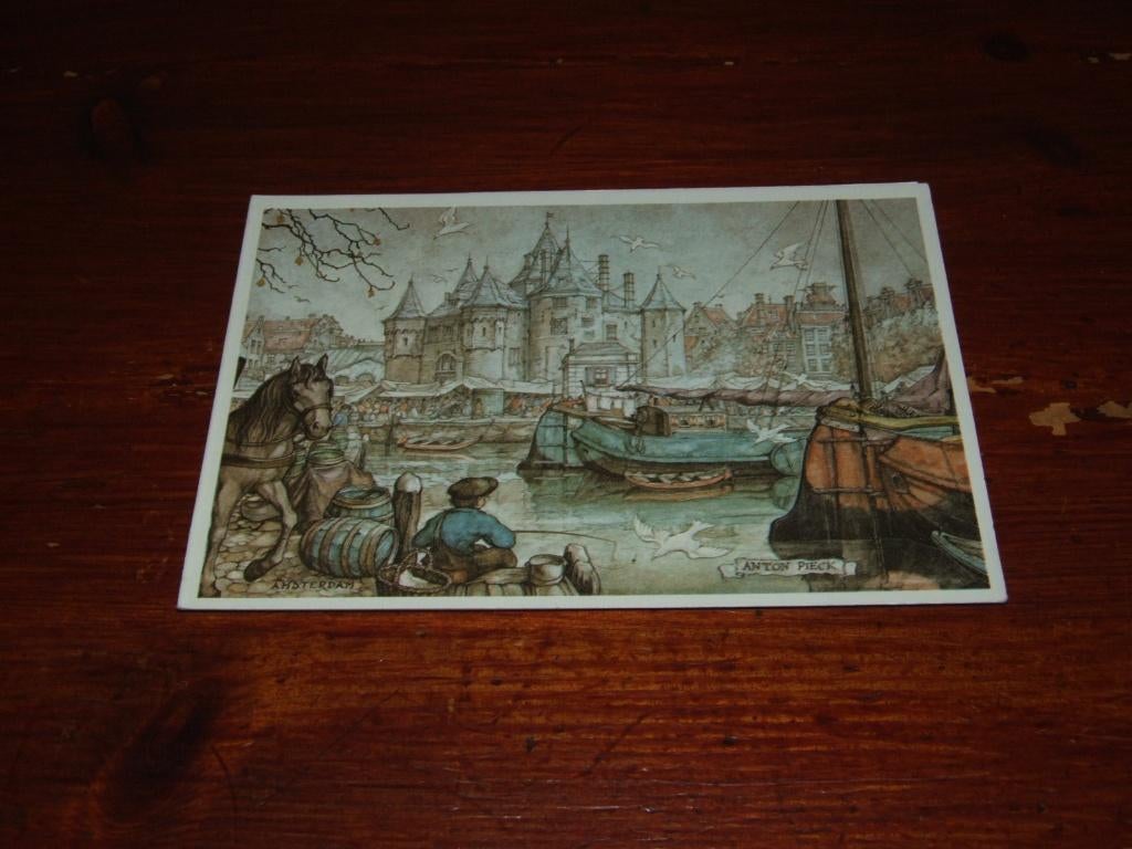 407- ILLUSTRATOR-ANTON PIECK - AMSTERDAM, Verzamelen, Verzenden, 1920 tot 1940, Gelopen, Noord-Holland