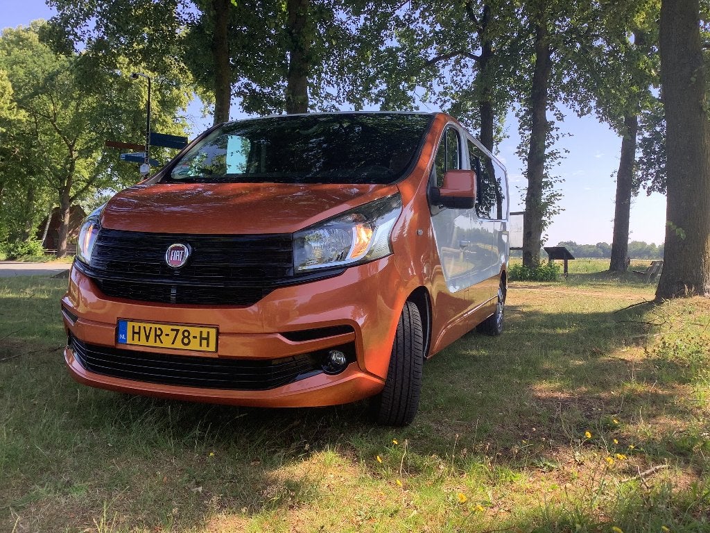 Buscamper Talento, lage KM, bj.2019 euro6, Caravans en Kamperen, Campers, Luifel, Chemisch toilet, Fiat, Tot en met 2