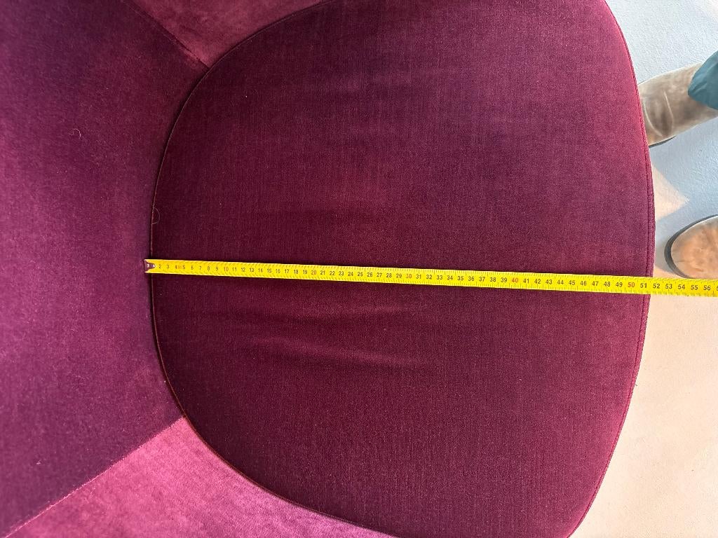Set 2 ÖRN Furniture Ikon Lounge Chairs Bordeaux Velvet, Ophalen, Minder dan 75 cm, Zo goed als nieuw, Modern