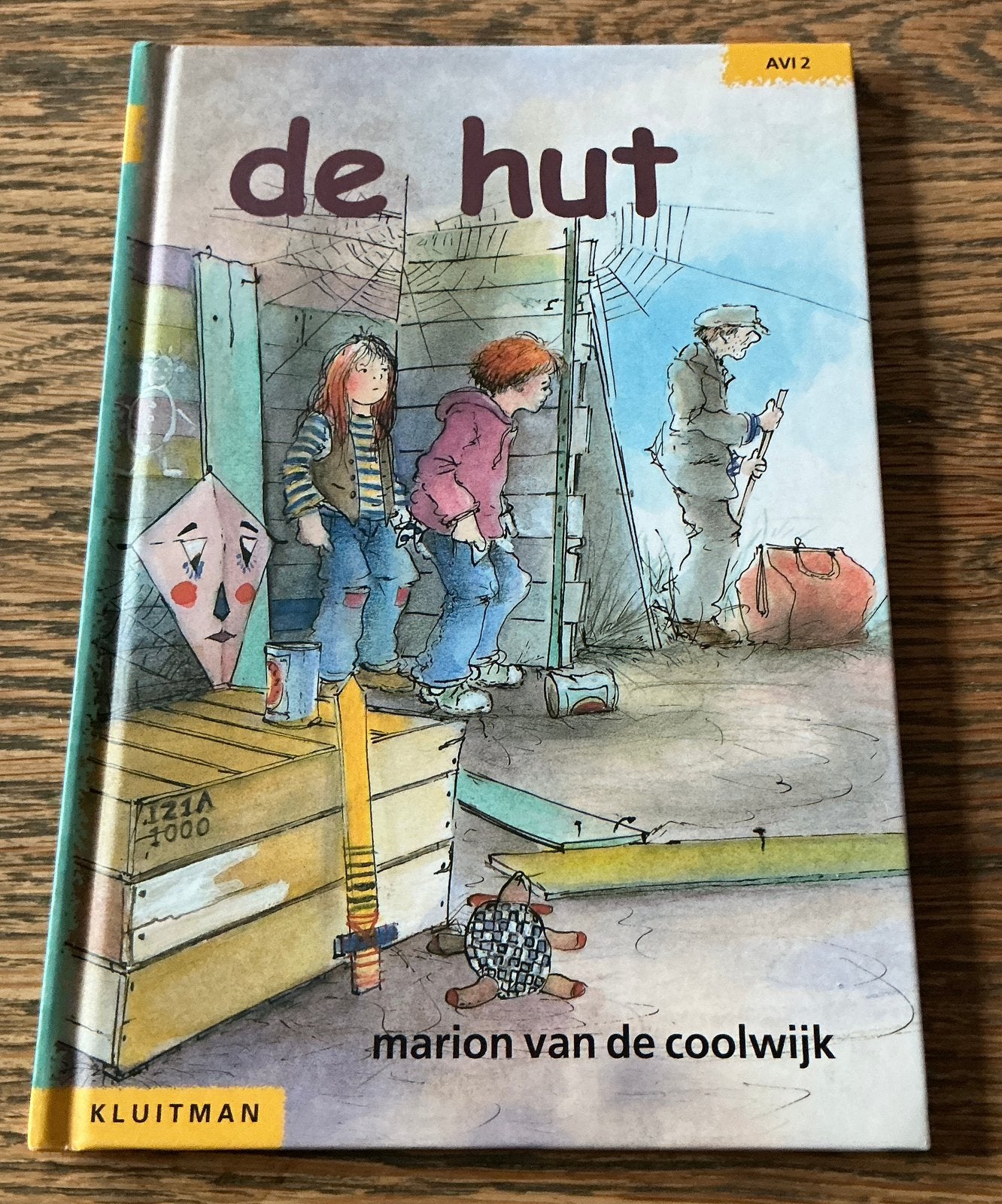 AVI-M3 DE HUT voor de beginnende lezers Kluitman, Boeken, Ophalen of Verzenden, Zo goed als nieuw, Fictie algemeen